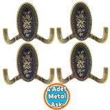 Duvar Vestiyer Askısı Metal Dolap Elbise Havlu Askılığı Antik Sarı Askı askılık 4 Adet