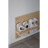 Duvara Monte Ahşap Ayakkabılık Raf – 60x40x10 cm Ladin Ahşap 3 Renk Seçenekli Modern Duvar Rafı NH-AYK-6040-LDN-01