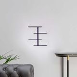 Duvara Monte Şaraplık – 4 Şişelik Modern Metal Şişelik – Minimalist Endüstriyel Duvar Tipi Şarap Rafı