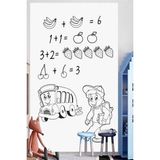 Duvara Yapışan Beyaz Yazı Tahtası Sticker Board 1430, Kolay Kullanım - Ahşap - Bej - Siyah - Seçenek 1