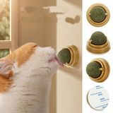 Duvara Yapisan Donen Kedi Nanesi Cat Oyun Topu Dogal Kedi Oyuncagi
