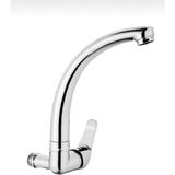 Duvardan Tek Su Çıkışlı Mutfak Lavabo Bataryası Musluğu - Krom