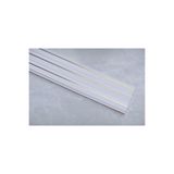 DuvARTS DUVAR LAMBRİ PANELİ Beyaz 12x280cm (10 adet) Piramit beyaz