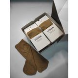 Düven 12'li Kadın Ten Orta Kalın Mevsimlik Muz 40 Den Soket Kısa Çorap ( 12 Piece Bobby Socks ) - Standart