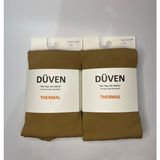 Düven 2'li Kadın Ten Içi Ince Polar Içlik Termal Külotlu Çorap - Konfor Thermal - 3XL