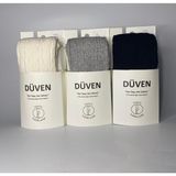 Düven 3'lü Paket Carina Cotton Pamuklu Desenli Renkli Kadın Külotlu Çorap - XL