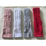 Düven 4'lü Paket Kız Çocuk Külotlu Çorap ( Pamuklu , Desenli , Karına , Kışlık Külotlu Çorap ) - Kırmızı - Gri - Beyaz - Pembe
