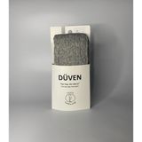 Düven Carina Cotton Pamuklu Desenli Gri Kadın Külotlu Çorap - XL