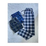 DÜVEN Erkek Pijama Altı, 3'lü Paket, Ekose Desen, Renkli, XL Beden