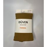 Düven Kadın Külotlu Çorap Ten Içi İnce Polar Ekstra Rahat Düz Desenli Poliamid - Elastan - 3XL