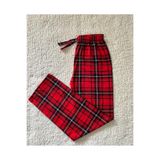 Düven Kadın Pijama Altı Ekose Pijama Altı K001