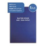 Düvenci İşletme Hesabı Gelir Gider Defteri, 100 Yaprak, Önlü Arkalı 200 Sayfa