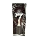 DÜVENCİ TİCARET 7 Yaş Gümüş Rakam Mum, 6 cm Boy, Pasta Süslemesi