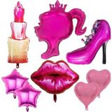 Düvenci Ticaret Barbie Folyo Balon Set