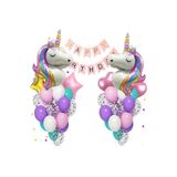 DÜVENCİ TİCARET Çıtıpıtıstore Unicorn Doğum Günü Balon Seti