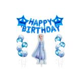 DÜVENCİ TİCARET FROZEN ELSA FOLYOLU HAPPY BIRTHDAY BALON SET