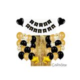 DÜVENCİ TİCARET Lüks İyiki Doğdun Doğum Günü Süsü Seti, Balon, Banner ve Dekorasyon