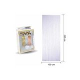 DÜVENCİ TİCARET Lüks Kapı Perdesi Beyaz 100*220 Cm M156