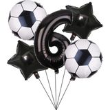 Düvenci Ticaret Siyah Rakam Folyolu Yaş Balon Set - 6