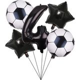 Düvenci Ticaret Siyah Rakam Folyolu Yaş Balon Set - Renkli