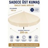 Düvenci Toptan Düvenci Plaj Şemsiyesi Uyumlu 200/10 Krem Polyester Kumaş