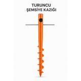 Düvenci Turuncu Şemsiye Kazığı 46 cm / 30 mm çap