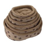 Duvo+ No:1 Kahve Oval Kedi Köpek Yatağı