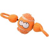 Duvo+ Peluş Kaplı Tenis Topu Fırlatmalı 7.8 cm Köpek Oyuncağı