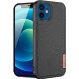 Dux Ducis Fino Serisi İphone 12 -12 Pro 6.1İnç Kılıf Premium Dokuma Silikon Kılıf-(5775)