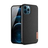 DUX DUCIS Fino Serisi Iphone 12 Pro Max Kılıf Premium Dokuma Silikon Kılıf