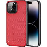 Dux Ducis Fino Serisi İphone 14 Pro 6.1 İnç Kılıf Premium Dokuma Silikon Kılıf-(5775)