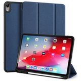 Dux Ducis iPad Air 4 10.9 Kılıf Kalem Yerli Soft Tpu Mıknatıslı Kılıf (Domo) - SPTROT8261-2 - Mavi