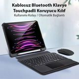 Dux Ducis İpad Pro 12.9 2022/2021/2020 Sk Series Kablosuz Bluetooth Klavye Touchpad Kılıf-1852