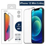 Dux Ducis İphone 12 Mini 5.4 Tempered Cam Ekran Koruyucu 10D Full Kaplama-(5775)