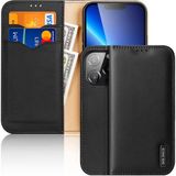 Dux Ducis İphone 13 Pro Max Kılıf Mıknatıslı Cüzdanlı Deri Kılıf Hivo Series-(5775)