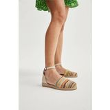 DUXAL SHOES Buster Kadın Babet Hasır Renkli