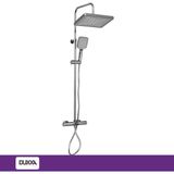 Duxxa Atlas Termostatik Bataryalı Rain Duş Seti Krom DTB.114 - 140x33cm