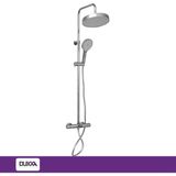 Duxxa Icon Termostatik Bataryalı Rain Duş Seti Krom DTB.112 - 137x33cm