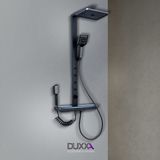 Duxxa Ramada Isı Ayarlı Masajlı Bataryalı Duş Seti DP.150.MS - 51x125cm