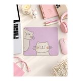 Duxy Sevimli Kedi Mouse Pad, 23x19 cm, Kaymaz Taban, Ev, Ofis ve Oyun için Rahat ve Yumuşak Mousepad 472370