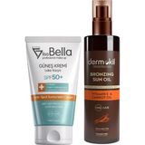 Duy By Utah Lisa Bella 50 ml Leke Karşıtı Güneş Kremi Spf 50+ Dermokil Bronzlaştırıcı Güneş Yağı