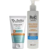 Duy Leke Karşıtı Güneş Kremi + Soleil Protect 200 ml Güneş Sonrası Güneş Bakım Sütü