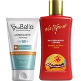 Duy Lisa Bella Leke Karşıtı Güneş Kremi 50 ml + Eda Taşpınar Bronzluk Koruyucu Losyon - 200 ml