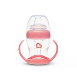 Duyarlı Geçiş Bardağı 4 Ay+118 Ml Sızdırmaz & Ergonomik Kulplu Pembe (5 Adet)