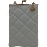 Duygushoesbag Yandan Deri Askılı Kadın Mini El Omuz Çantası - Beyaz
