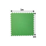 Duyu Atölyesi Tatami Minder Zemin Kaplama 1.Sınıf100X100 Cm - 13 Mm Kalınlık Yeşil