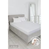 Düz Beyaz Çift/Tek Kişilik Lastikli Çarşaf %100 Pamuk,83 Tel