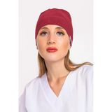Düz Bordo Renk Unisex Cerrahi Boneler Doktor Ameliyat Saç Bonesi