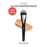 Düz Fondöten Fırçası Cre'Ars Face Paint Brush #104