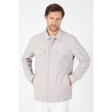 Düz Gabardin Polo Yaka Tam Astar Esnek Standart Fit Mont 1007250111 - Taş Rengi - 56